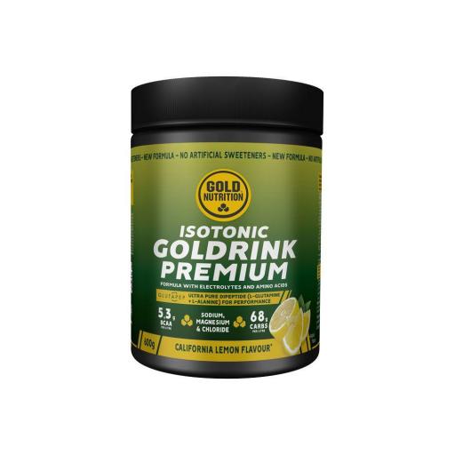 Isotónico Gold Nutrition Drink Premium Limón 600g