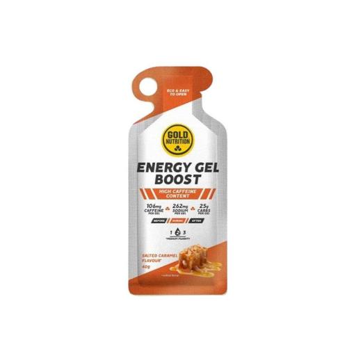 Gel Gold Nutrition Boost Plus Caramelo Salado 40g ( caja 16 unidades )