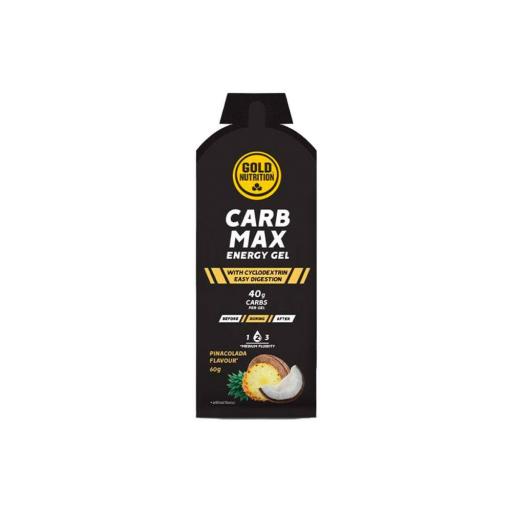 Gel Gold Nutrition Carbmax Piña Colada 60g ( caja 16 unidades )