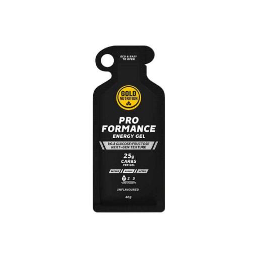 Gel Gold Nutrition Proformance Neutro 40g (caja 16 unidades )