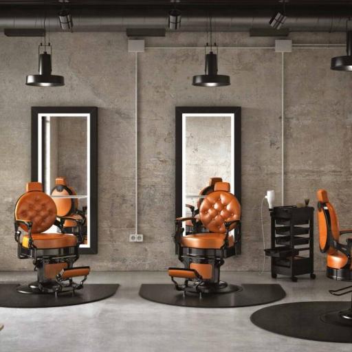 Sillón Barbero Marron Check [3]