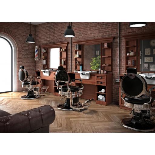 Tocador Barbero Jules Marrón [3]