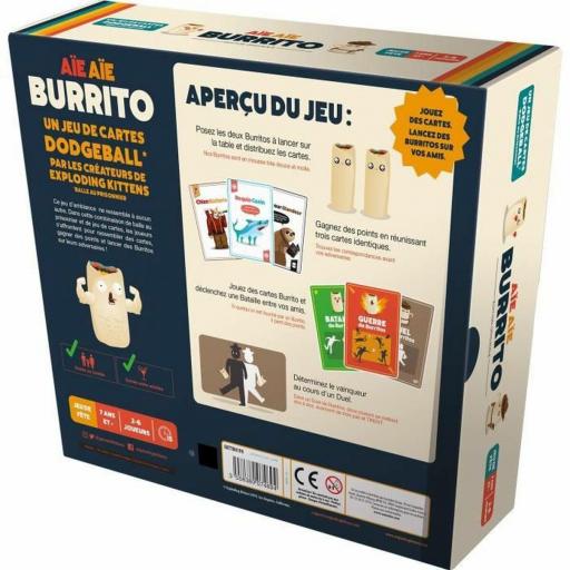 Juego de Mesa Asmodee Aïe Aïe Burrito (FR) [2]