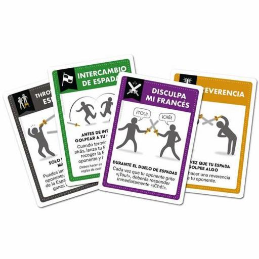 Juego de Mesa Asmodee Vamos a pegarnos con espadas de mentira [1]