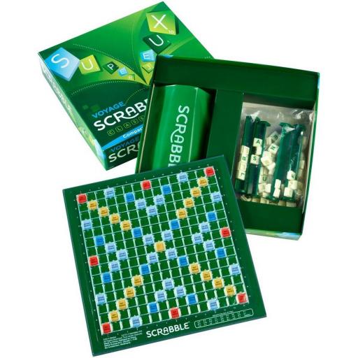 Juego de Mesa Mattel Scrabble Voyage (FR) [2]