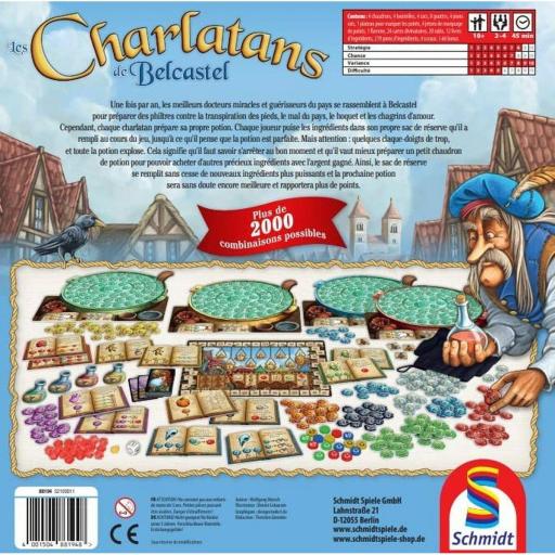 Juego de Mesa Schmidt Spiele Charlatans de Bescastel [1]