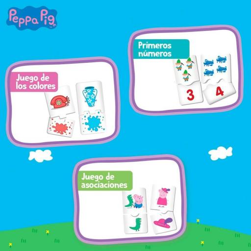 Juego Educativo Peppa Pig Edu Games Collection 24,5 x 0,2 x 24,5 cm (6 Unidades) 10 en 1 [1]