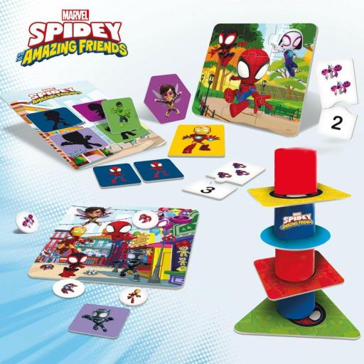 Juego Educativo Spidey 24,5 x 0,2 x 24,5 cm (6 Unidades) 10 en 1 [3]