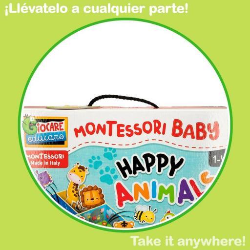 Juego Educativo Lisciani Giochi 26 x 6 x 26 cm Animales Método Montessori 67 Piezas (6 Unidades) [3]