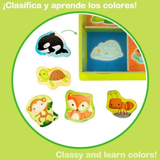 Juego Educativo Lisciani Giochi 26 x 6 x 26 cm Animales Método Montessori 67 Piezas (6 Unidades) [2]