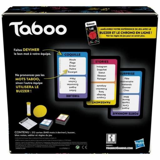 Juego de preguntas y respuestas Hasbro Taboo [1]