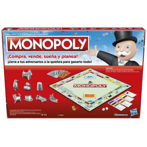 Juego de Mesa Hasbro Monopoly Clasico Madrid ES [3]