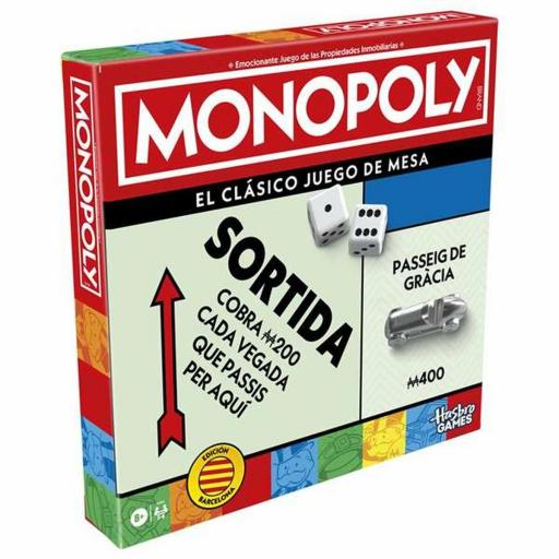 Juego Educativo Hasbro Monopoly Barcelona