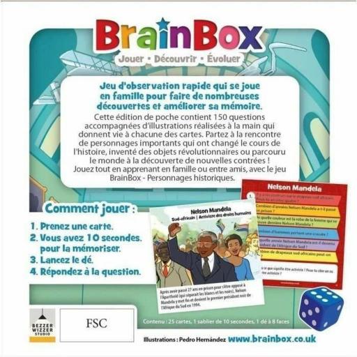Juego Educativo Brainbox personnages historiques [1]