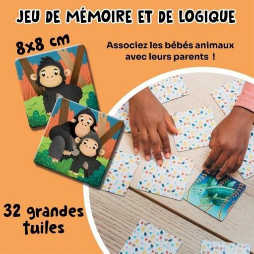 Juego Educativo Adventerra Memo Ecológico Animales en Peligro [3]