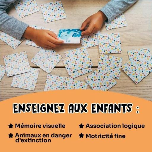 Juego Educativo Adventerra Memo Ecológico Animales en Peligro [2]