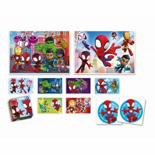 Juego Educativo Clementoni Coffret Spidey 4 en 1 (FR) [2]