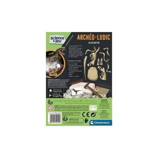 Dinosaurio Clementoni Archéo Ludic Vélociraptor [1]