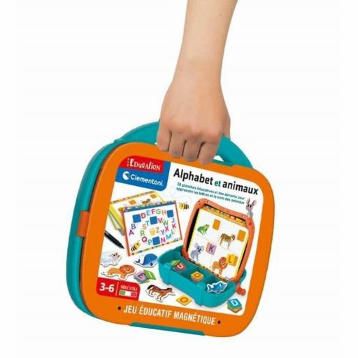 Juego de Mesa Clementoni Magnetic Letters & Animals Case (FR) [1]