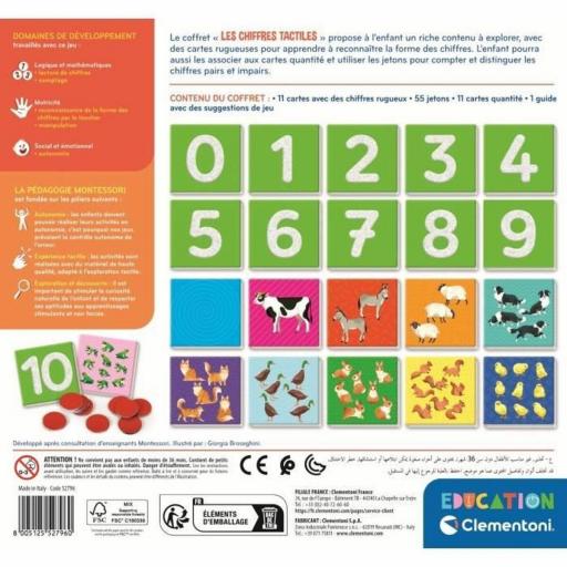 Juego Educativo Clementoni Les chiffres tactiles (FR) [1]