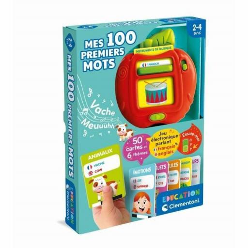 Juego Educativo Clementoni My first 100 words Bilingual [1]