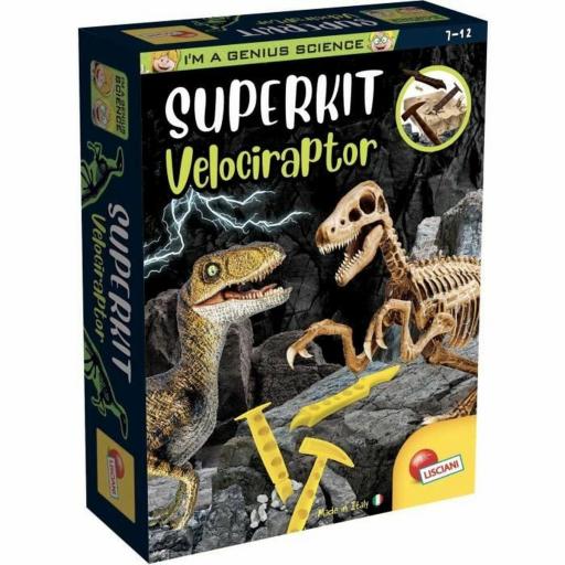Juego Educativo Lisciani Giochi I'm GENIUS Super Kit Velociraptor Nuevo