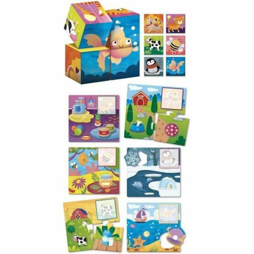 Juego Educativo Lisciani Giochi Cubes & Logic 2 in1 (FR) [3]