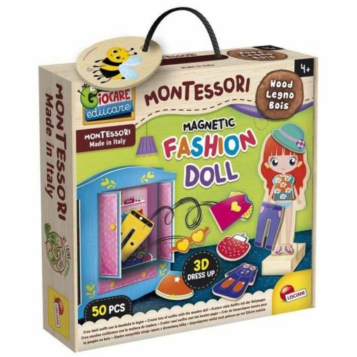 Juego Educativo Lisciani Giochi Magnetic Fashion Doll (FR)