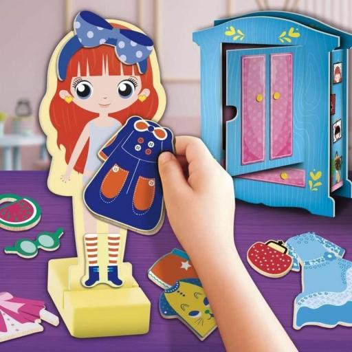 Juego Educativo Lisciani Giochi Magnetic Fashion Doll (FR) [1]