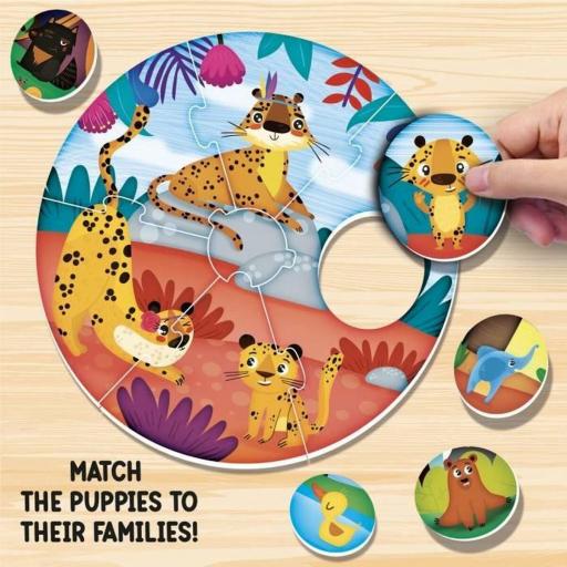 Juego Educativo Lisciani Giochi Montessori Baby Round Puppies (FR) [2]