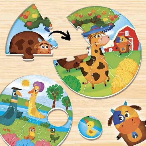 Juego Educativo Lisciani Giochi Montessori Baby Round Puppies (FR) [1]