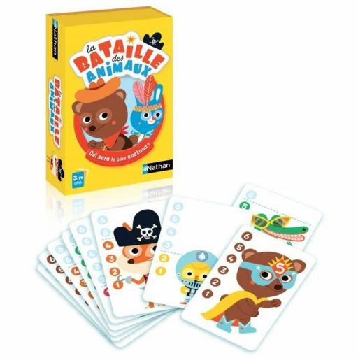 Juego de Cartas Nathan La Batille des animaux [1]