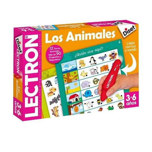 Juego Educativo Diset The animals Lápiz Luces con sonido (ES) [1]