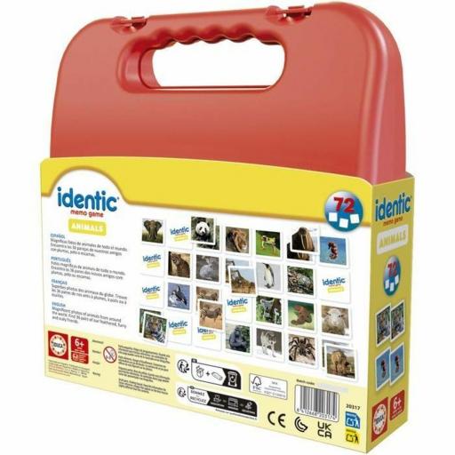 Juego de Memoria Educa Identic Memo Animals [2]
