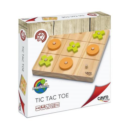Juego Tres en Raya Cayro Tic Tac Toe 20 x 20 x 4 cm