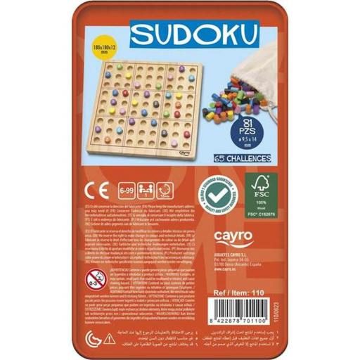 Sudoku Cayro 18 x 18 x 1,2 cm 81 Piezas [1]