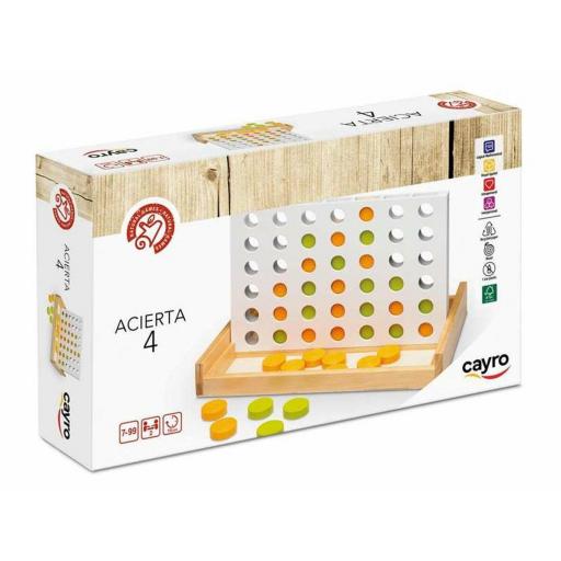 Juego de Mesa Cayro 42 Piezas 4 en Raya 28,5 x 17 x 4 cm [1]