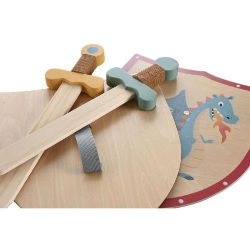 Espada de Juguete Home ESPRIT 28 x 0,5 x 33,5 cm (2 Unidades) [1]