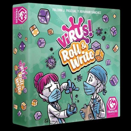 Juego de Mesa Tranjis Games Virus! Roll & Write [1]