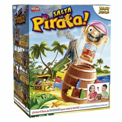 Juego de habilidad Bizak Salta Pirata