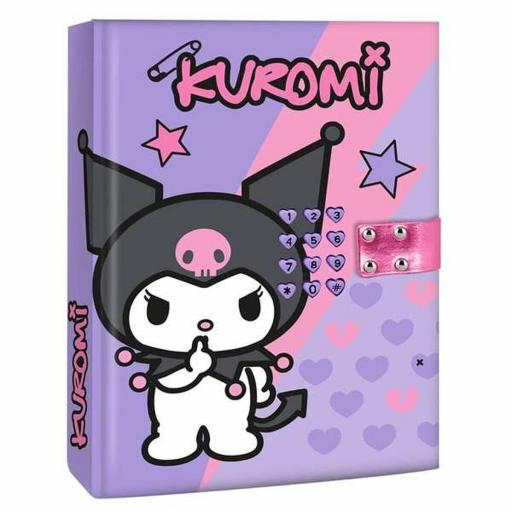 Diario secreto con candado Kuromi