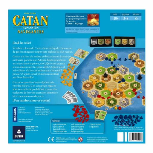 Juego de Mesa Devir Catan: Expansión Navegantes (ES) [2]