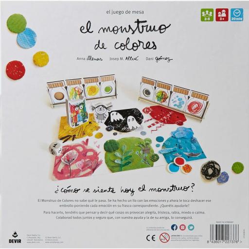 Juego de Mesa El Monstruo de Colores Devir BGMONSP (ES) [3]