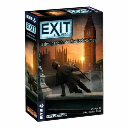 Juego de Mesa Devir Exit Desaparicion Sherlock Holmes ES [0]