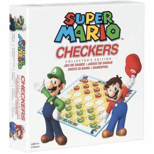 Juego de Mesa Goliath Super Mario Checkers [1]