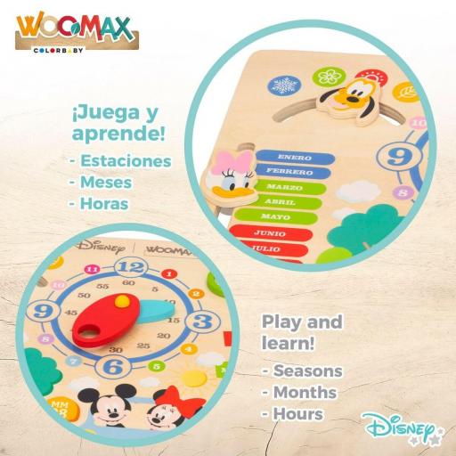 Juego Educativo Disney Calendario 30 x 3,5 x 30 cm (6 Unidades) [3]