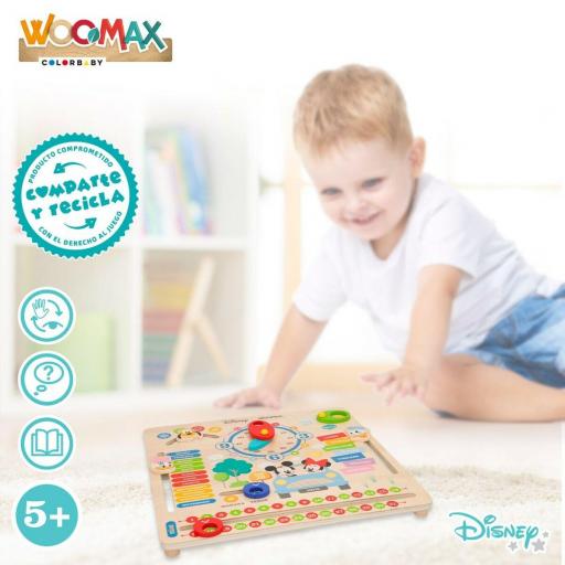 Juego Educativo Disney Calendario 30 x 3,5 x 30 cm (6 Unidades) [2]