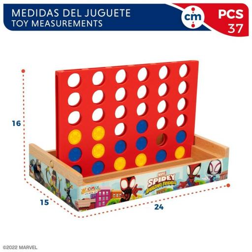 4 en Raya Spidey 24 x 16 x 15 cm (6 Unidades) [2]