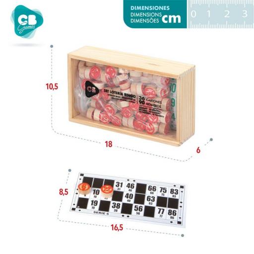 Bingo CB Games Madera Papel Plástico (24 Unidades) [2]