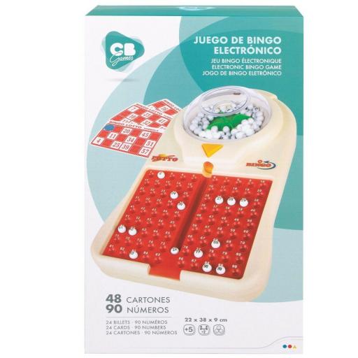 Bingo Automático CB Games   Cartón Plástico (6 Unidades) [1]